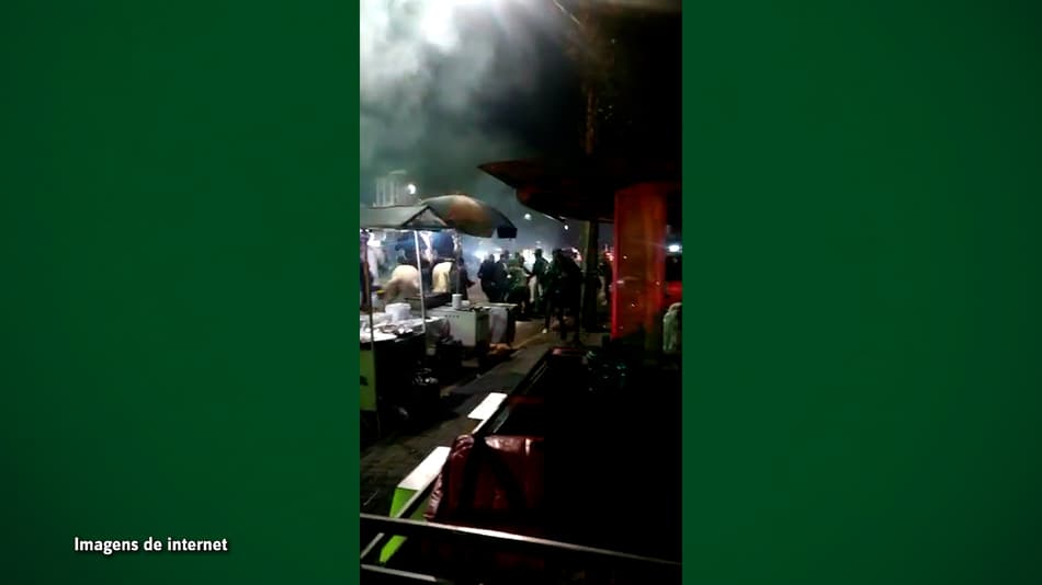 Torcidas organizadas de Coritiba e Palmeiras promovem cenas de violência, e Abel lamenta; assista