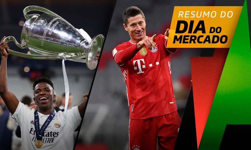 Vini Jr. tem acordo por renovação com o Real, Bayern espera proposta por Lewandowski… O Dia do Mercado!
