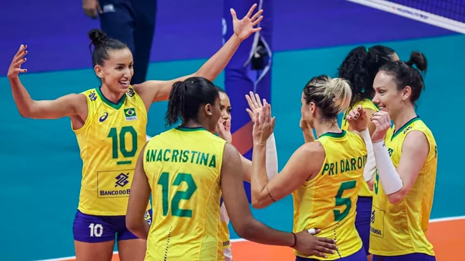 Brasil derrota a Holanda com autoridade na Liga das Nações feminina