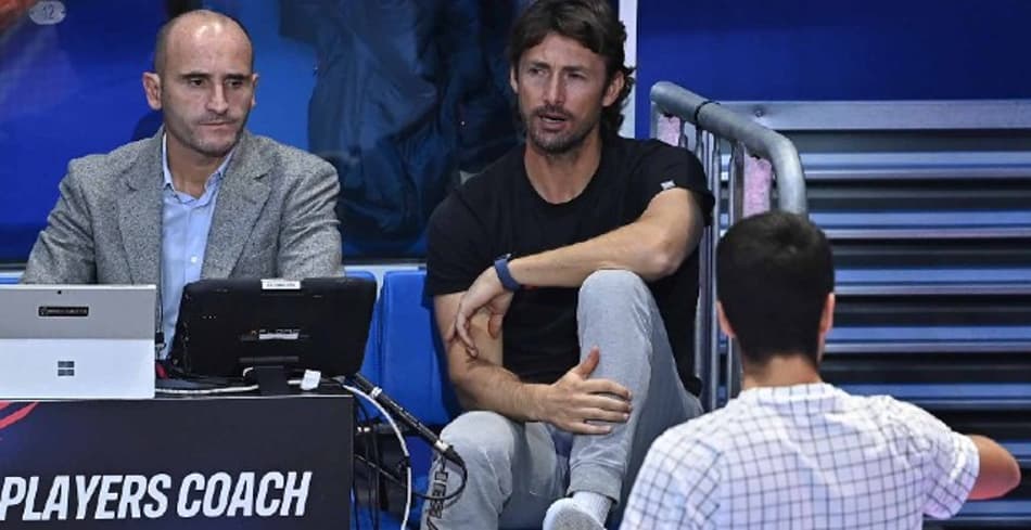 Juan Carlos Ferrero e Carlos Alcaraz
