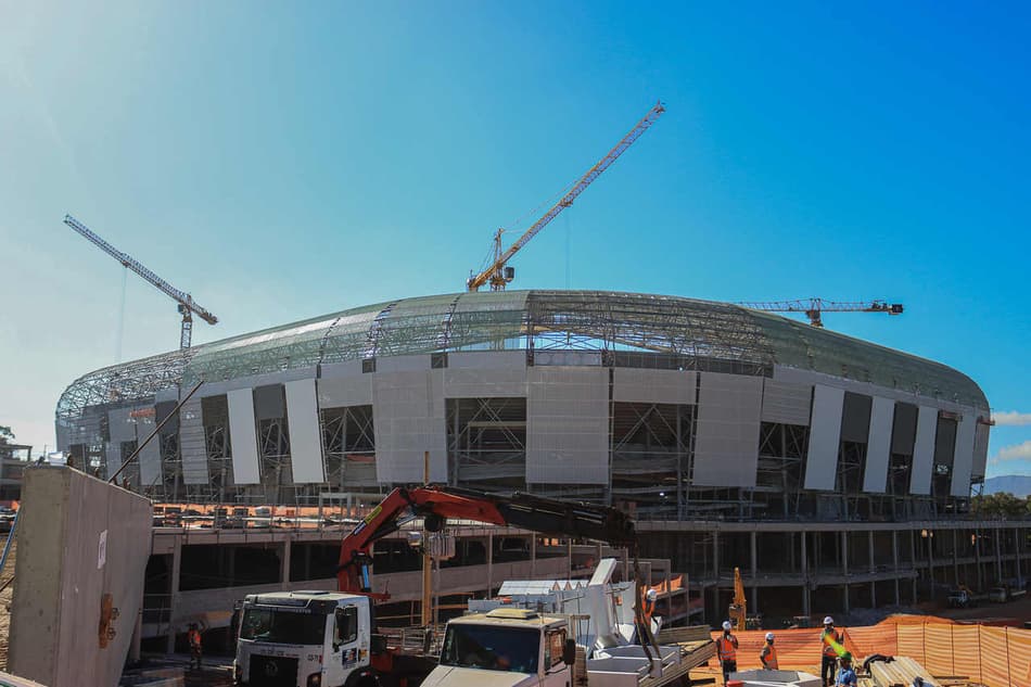 Obra da Arena MRV perto ‘do pico’; saiba contrapartidas e diferenciais do futuro estádio do Atlético-MG