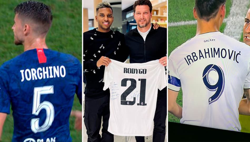 Erro em camisa de Rodrygo entra em lista de gafes com nomes de jogadores; veja