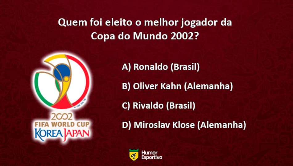 Desafio: você sabe tudo sobre a Copa do Mundo 2002? Teste a sua memória!