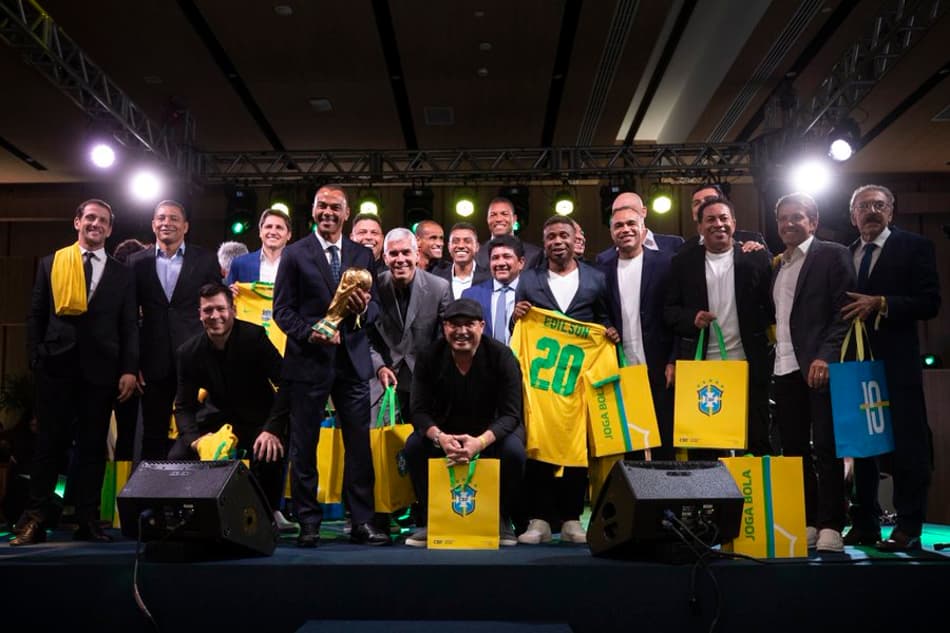 VÍDEO: Veja como foi a festa da CBF em homenagem aos pentacampeões com a Seleção Brasileira