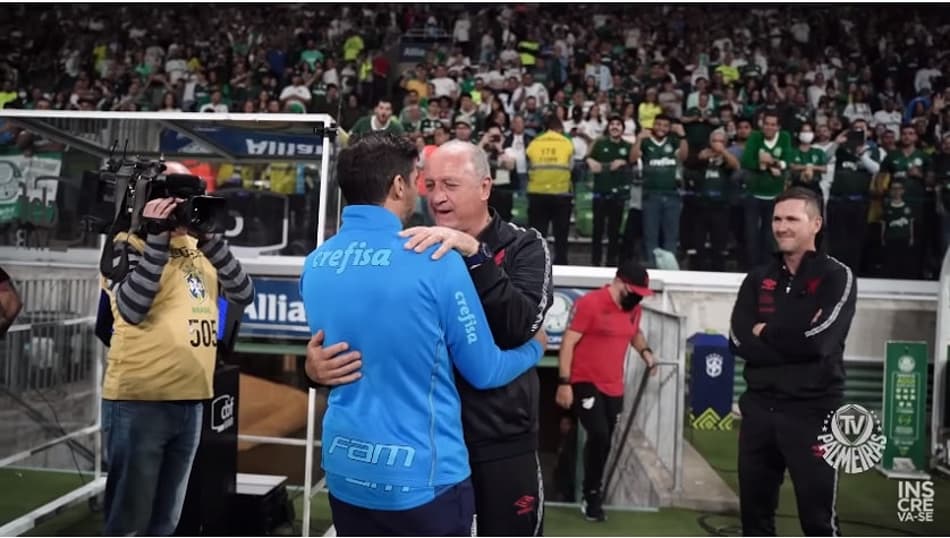 VÍDEO: Assista aos bastidores do encontro entre Abel Ferreira e Felipão no Allianz Parque