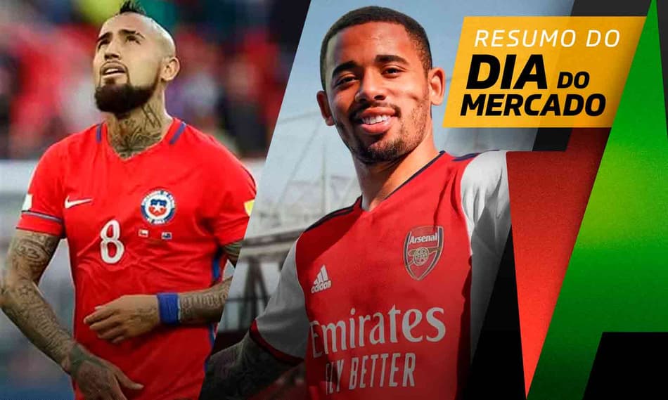 Vidal acerta com o Flamengo, Arsenal anuncia Gabriel Jesus… O Dia do Mercado!