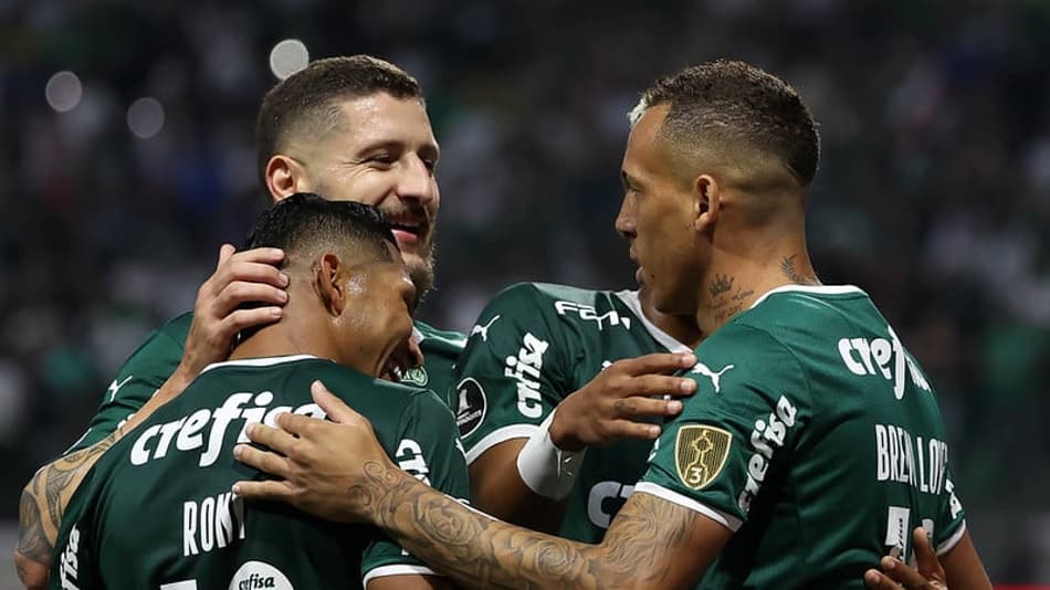 Palmeiras x Cerro - Comemoração