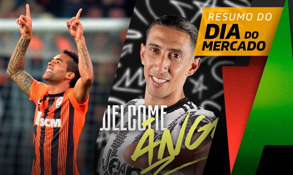 Alex Teixeira na mira do Vasco, Juventus anuncia Ángel Di María… O Dia do Mercado!