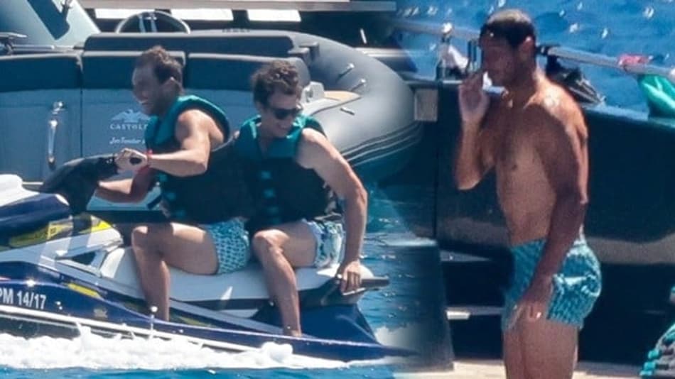 Nadal com amigo