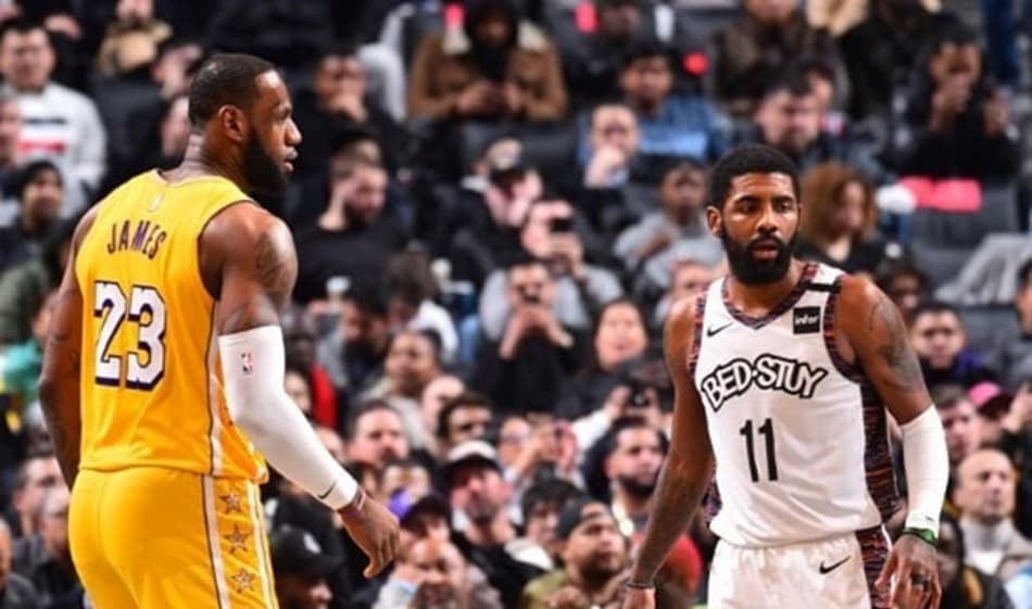 Lakers e LeBron divergem sobre troca por Kyrie Irving