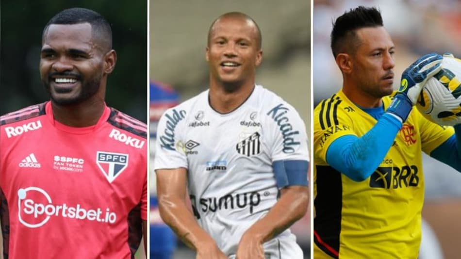 26 jogadores que não fizeram 7 jogos no Brasileirão e podem trocar de time