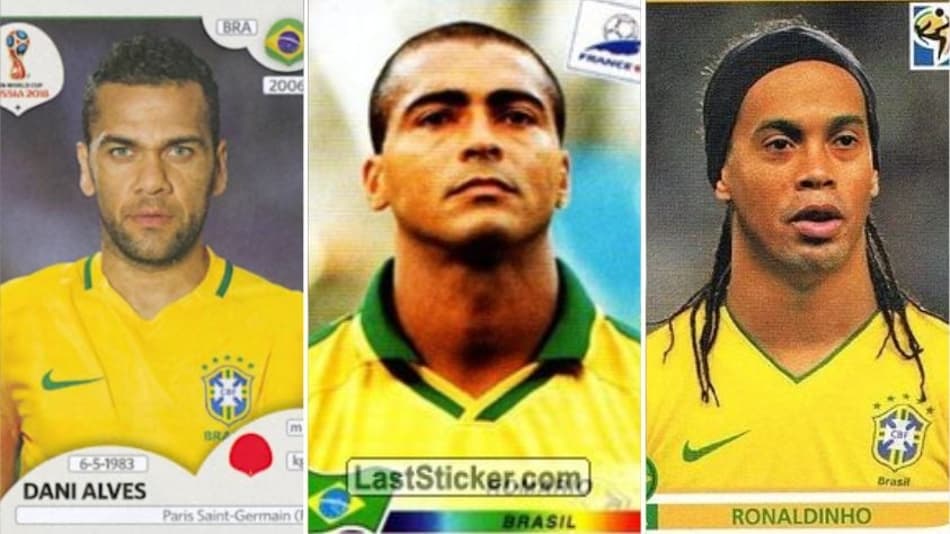 30 jogadores brasileiros que entraram no álbum da Copa, mas não jogaram o Mundial