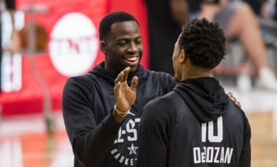Draymond Green recrutou DeMar DeRozan para jogar no Warriors