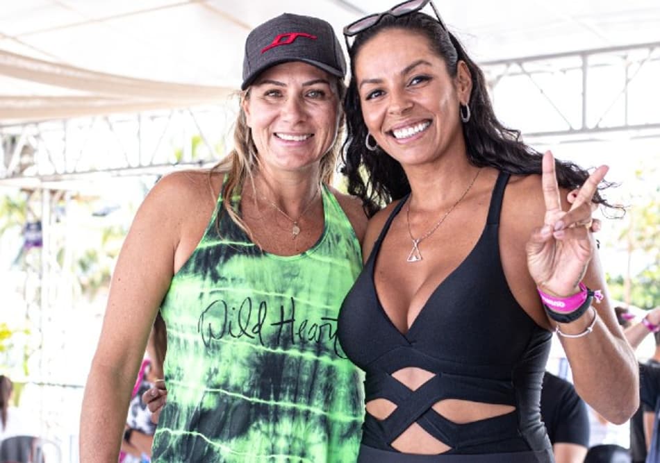 Paula Pequeno e Carol Albuquerque