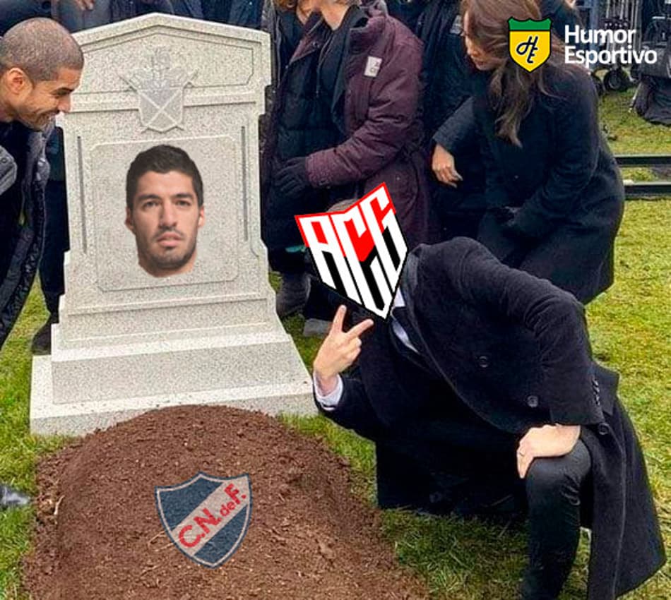 Suárez é alvo de memes após Nacional ser eliminado pelo Atlético-GO