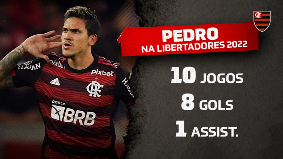 Artilheiro da Libertadores, Pedro pode bater recorde pelo Flamengo