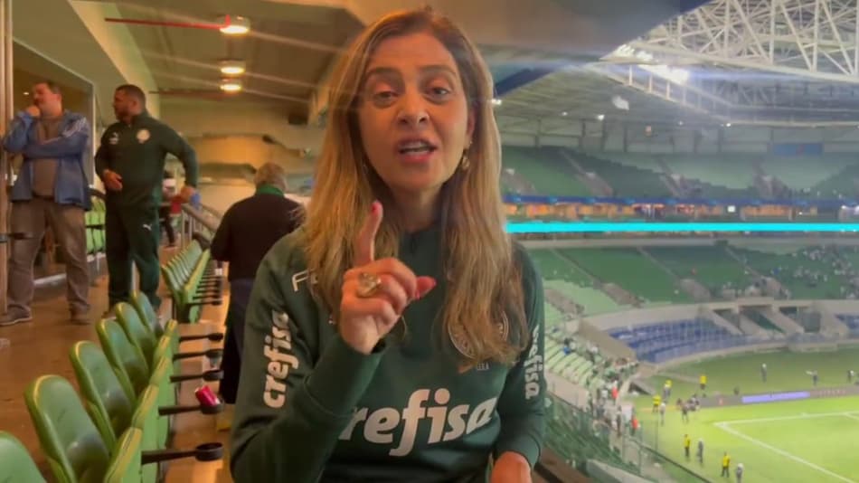 VÍDEO: Leila Pereira celebra noite histórica do Palmeiras e reitera: 'Sabia que em casa resolveríamos'