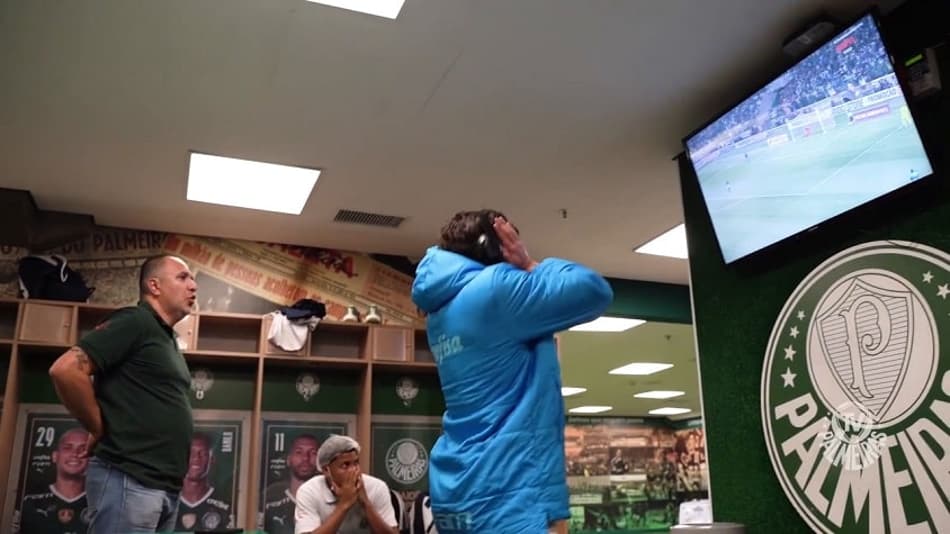 VÍDEO: Veja as reações de Gustavo Scarpa durante a vitória do Palmeiras nos pênaltis