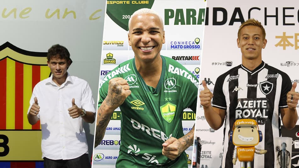 Destinos inesperados: confira 17 reforços aleatórios de clubes do Brasil e do exterior