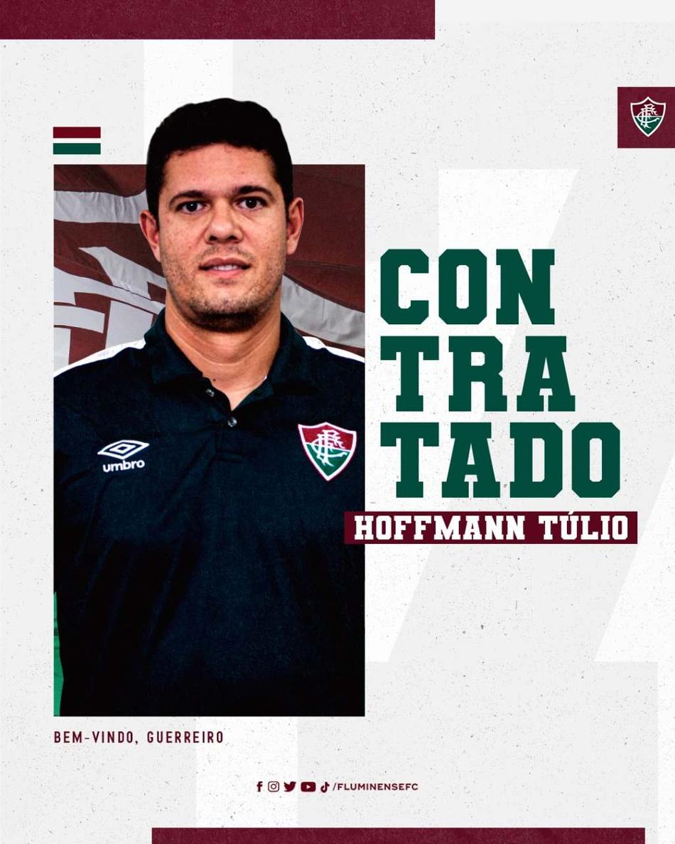 Fluminense anuncia a contratação do técnico Hoffmann Túlio para o time feminino