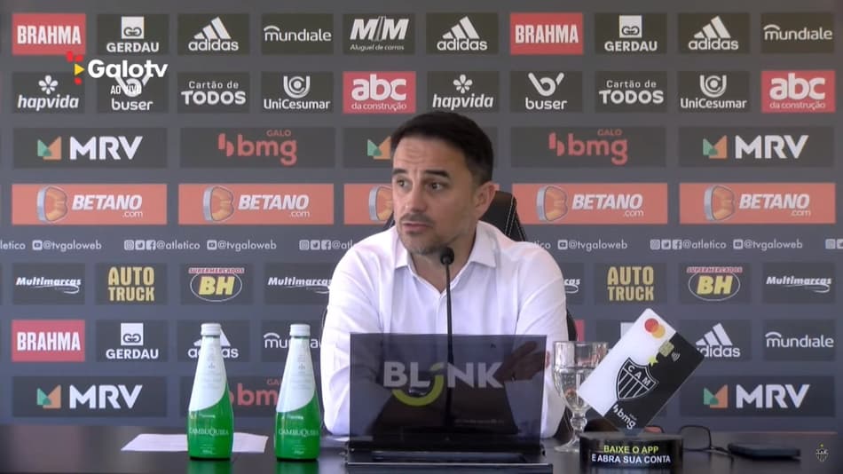 Rodrigo Caetano fala sobre possíveis saídas de Allan e Nathan Silva do Atlético-MG