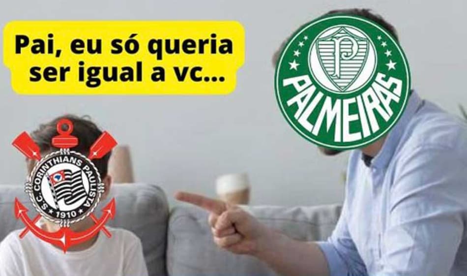 Torcedores do Palmeiras fazem memes com Corinthians após vitória no Dérbi