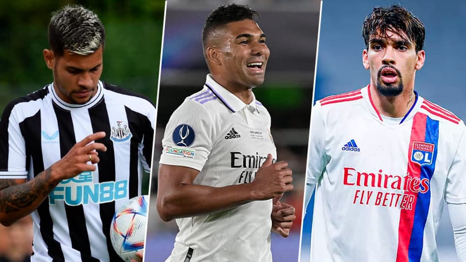 Bruno Guimarães substituto de Casemiro? Veja brasileiros que ainda podem mudar de clube na Europa