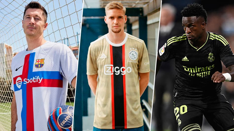 Terceira camisa do Barcelona divide opiniões: veja 3º uniformes de clubes europeus para a temporada