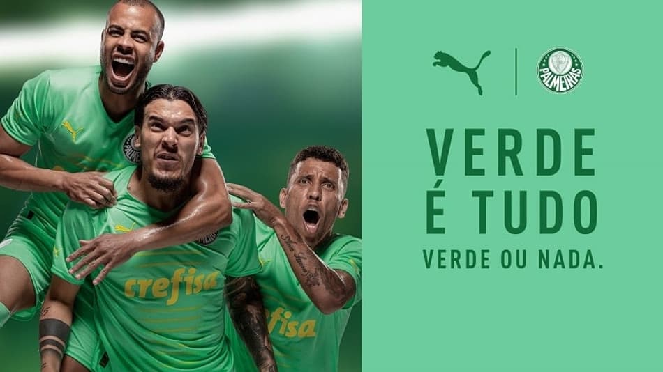 Confira fotos da nova terceira camisa do Palmeiras para 2022