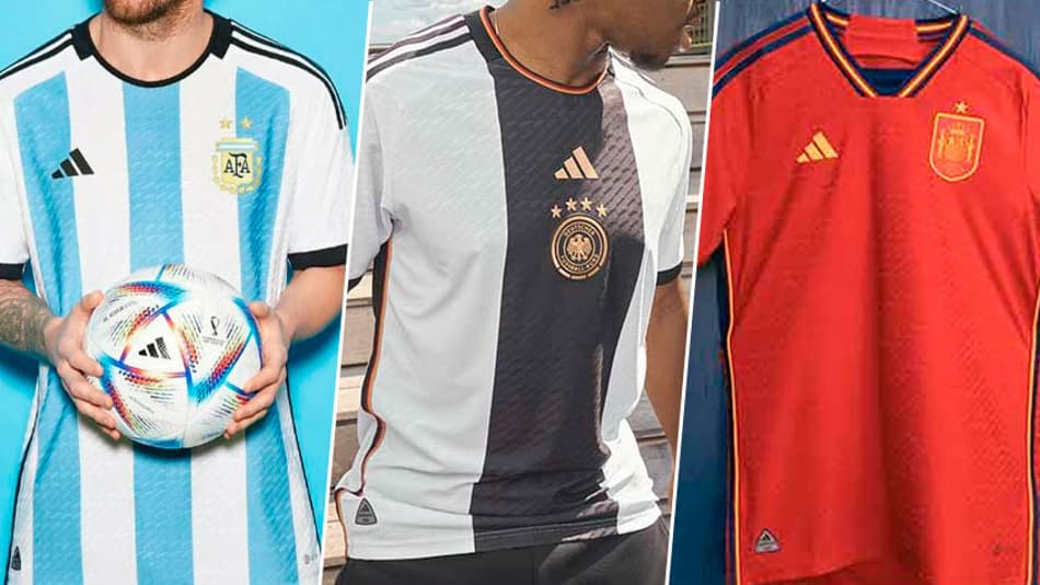 Novas camisas são divulgadas: confira uniformes vazados ou lançados para a Copa do Mundo