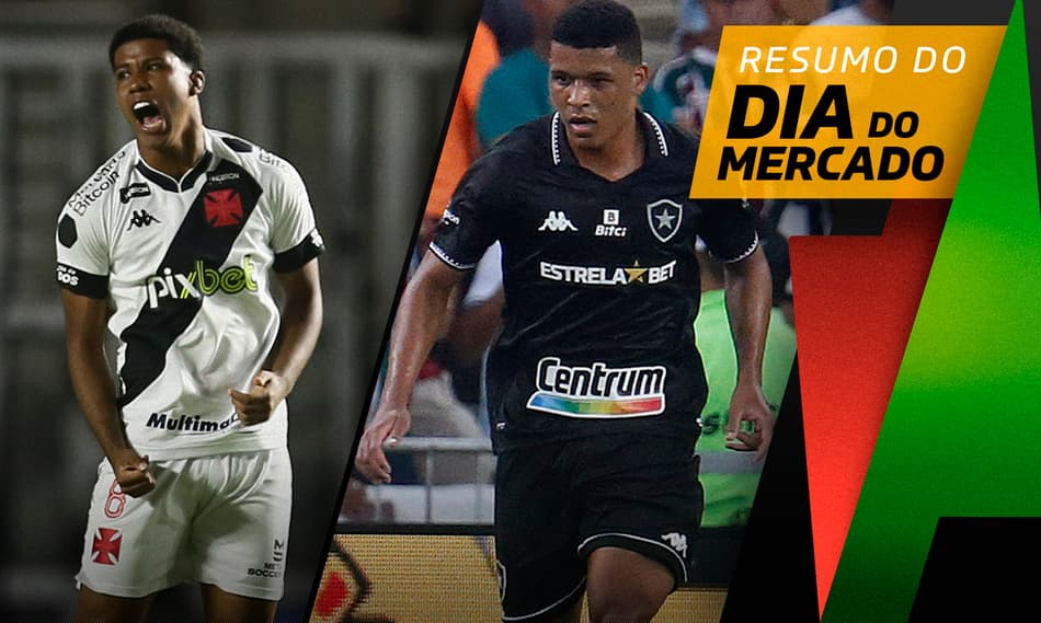 Clube inglês faz proposta por joia do Vasco, atacante deixa Botafogo por empréstimo… o Dia do Mercado!