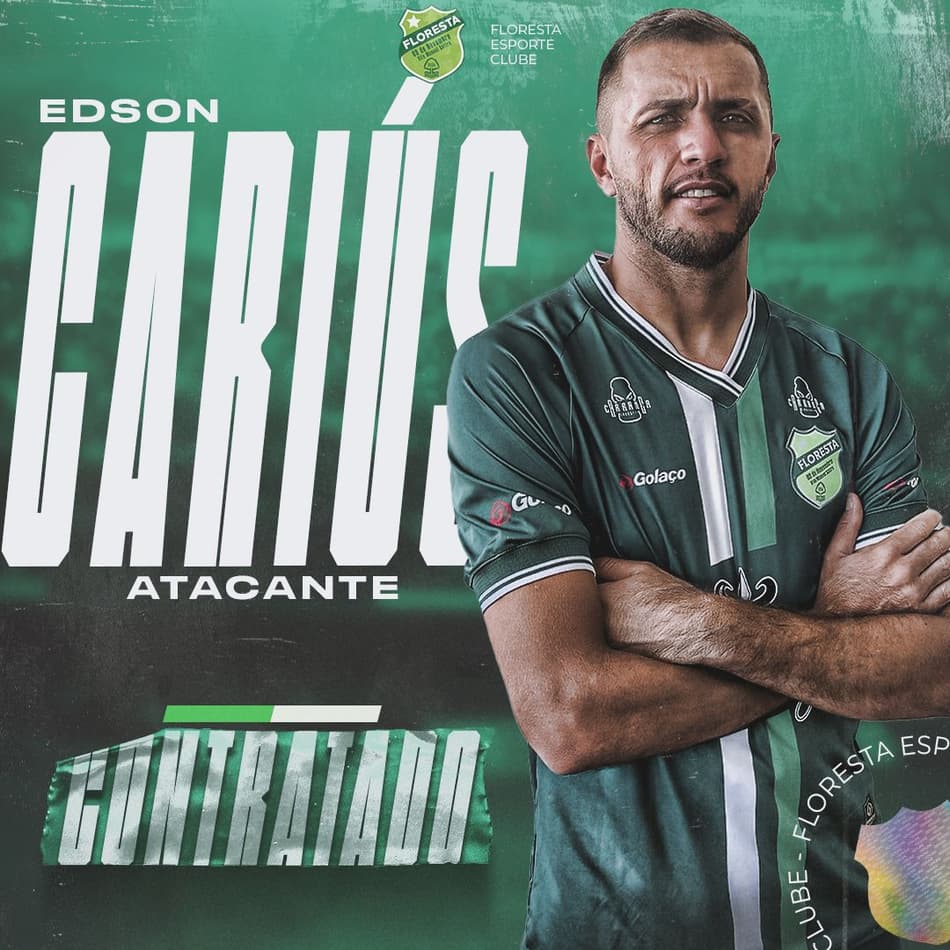 Edson Cariús acerta retorno ao Floresta e revela: ‘Espero conquistar títulos’