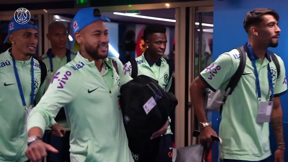 VÍDEO: Veja bastidores da goleada da Seleção Brasileira sobre a Tunísia