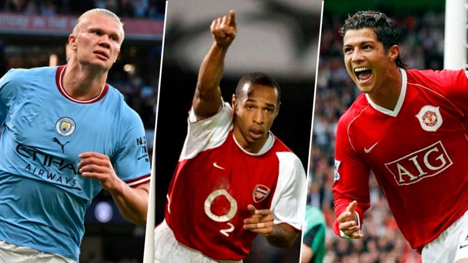 Haaland baterá o recorde? Veja os maiores artilheiros em uma temporada de Premier League