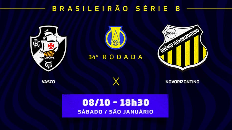 Chamada Vasco x Novorizontino