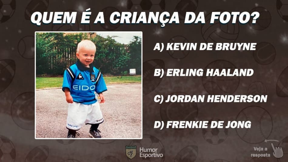 Desafio: Você consegue acertar quem são os 25 jogadores nas fotos de crianças?