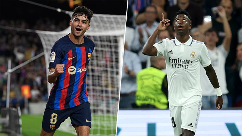 Jovens valores protagonizam Real Madrid x Barcelona e iniciam nova geração do clássico