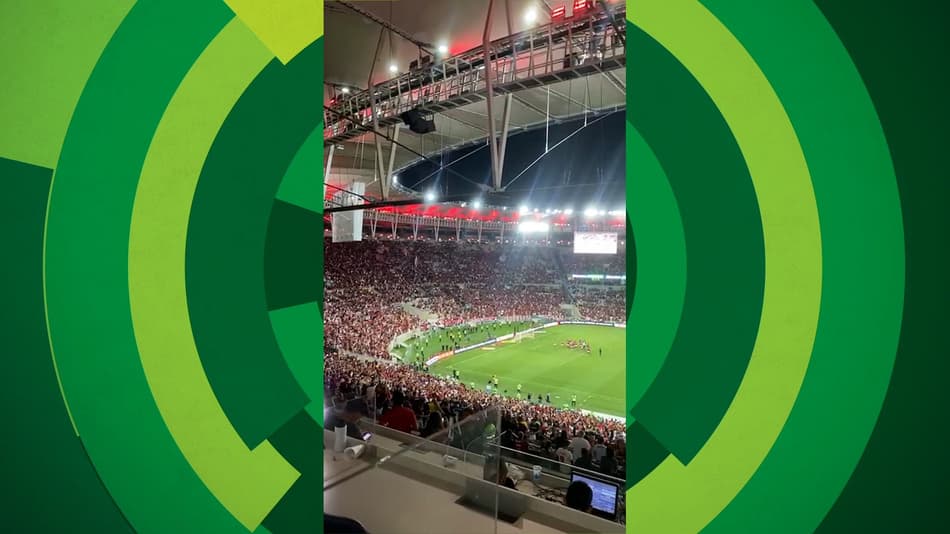 VÍDEO: Torcida do Flamengo faz a festa e empurra time antes da final da Copa do Brasil