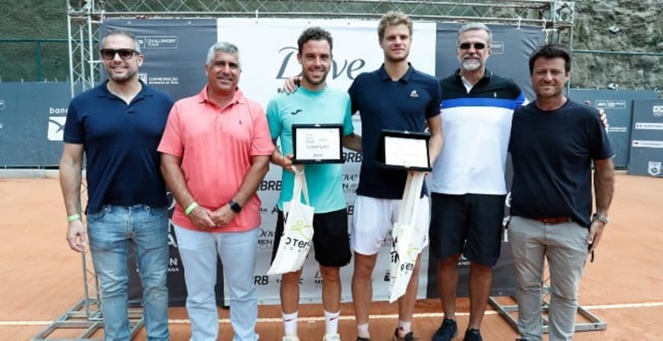 Campeões no ATP Challenger no Rio de Janeiro