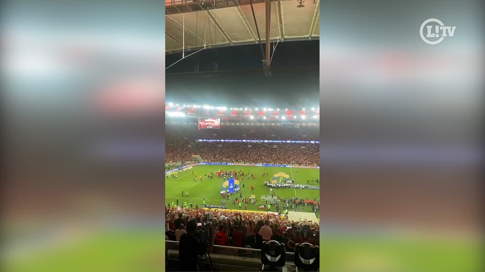 VÍDEO: Torcida do Flamengo faz a festa pelo título da Copa do Brasil