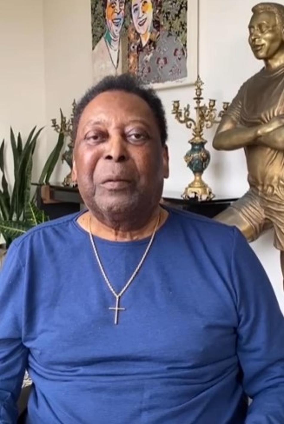 Pelé agradece mensagens de aniversário e faz pedido: ‘Espero que continuemos muito tempo juntos’