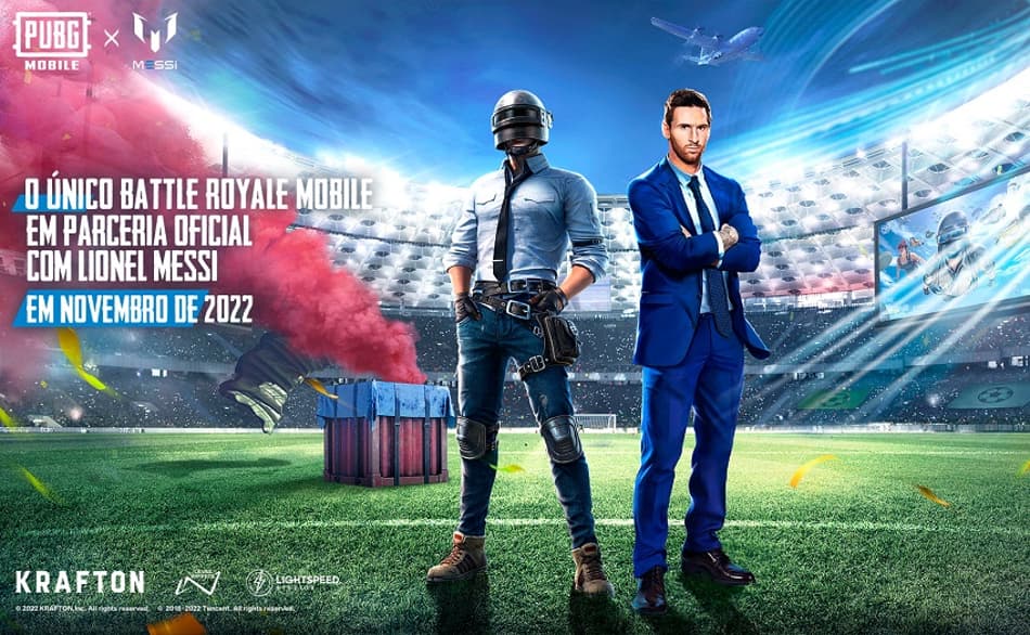 Lionel Messi fecha parceria global com o game PUBG