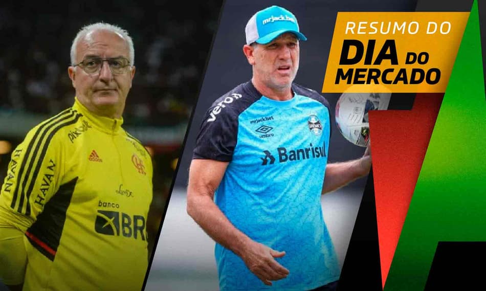 Presidente do Flamengo diz se Dorival fica, Renato Gaúcho faz mistério sobre permanência no Grêmio… O Dia do Mercado!