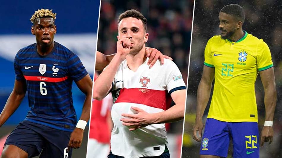 Pogba também está fora: 30 jogadores que preocupam para a Copa ou vão perder a competição