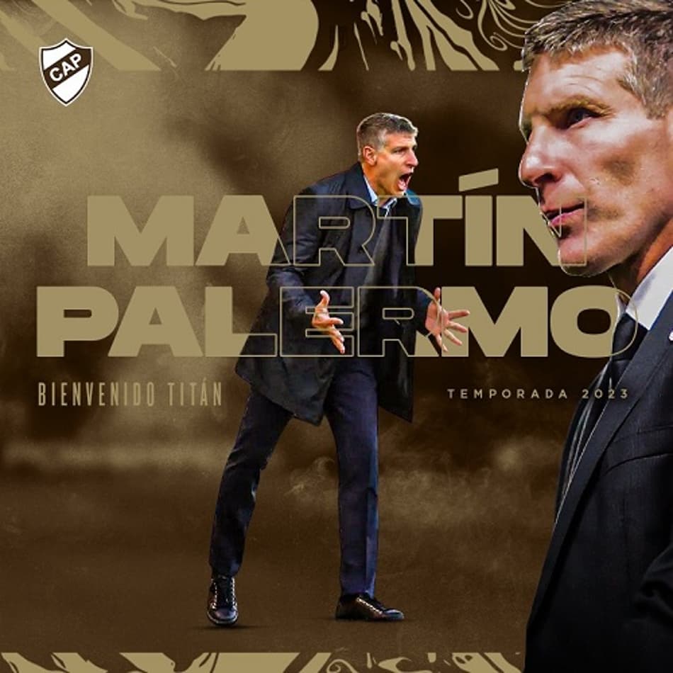 Platense anuncia Martín Palermo como novo técnico da equipe para 2023