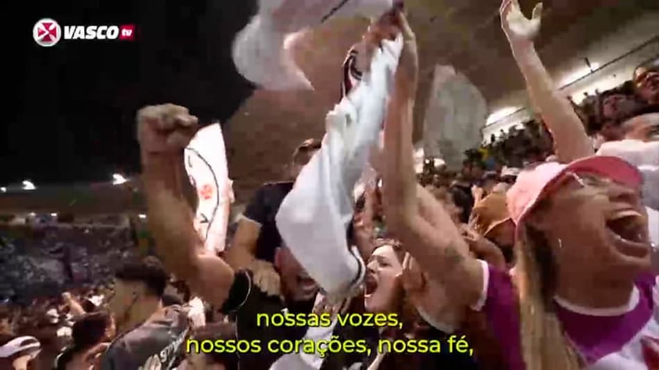 VÍDEO: Vasco faz homenagem aos torcedores em retorno à elite do Brasileirão