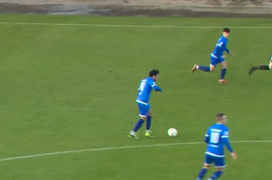 Golaço do meio de campo é marcado por argentino na Europa