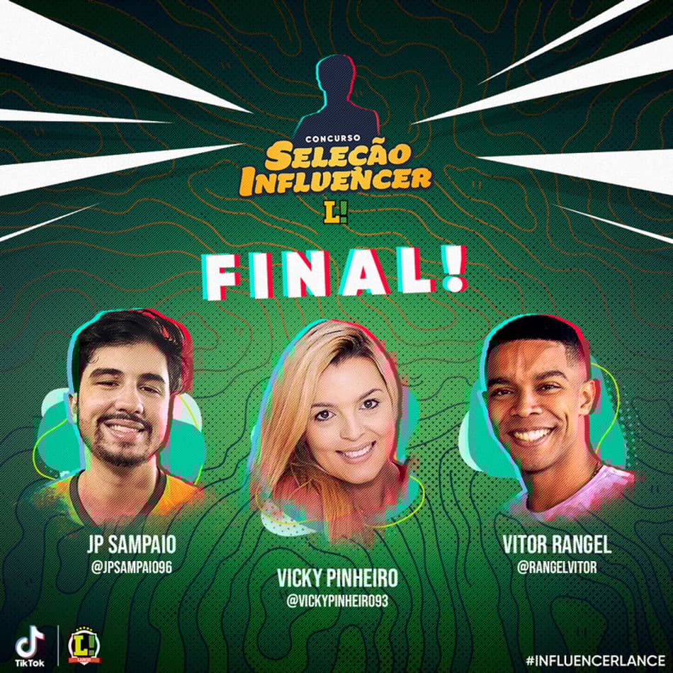 Campeão de concurso do LANCE! com o TikTok será anunciado nesta quinta