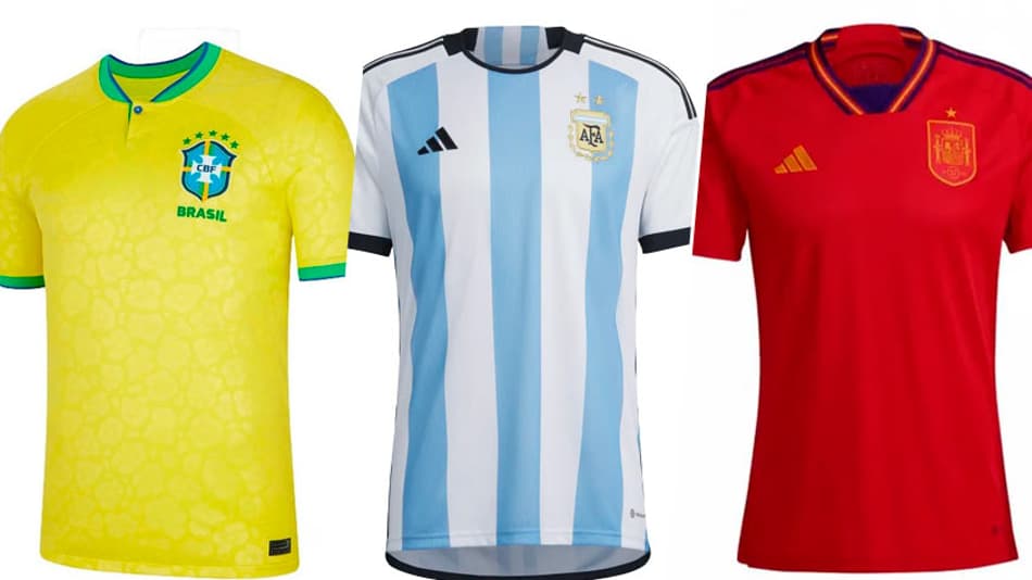 Site internacional escolhe as camisas 1 mais bonitas da Copa do Mundo