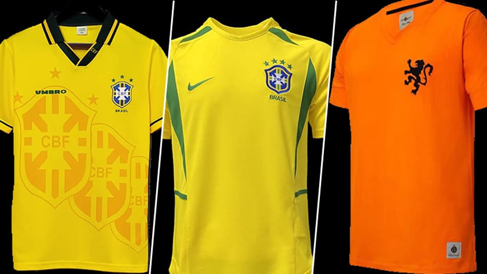 Site internacional escolhe as melhores e as piores camisas da história das Copas do Mundo